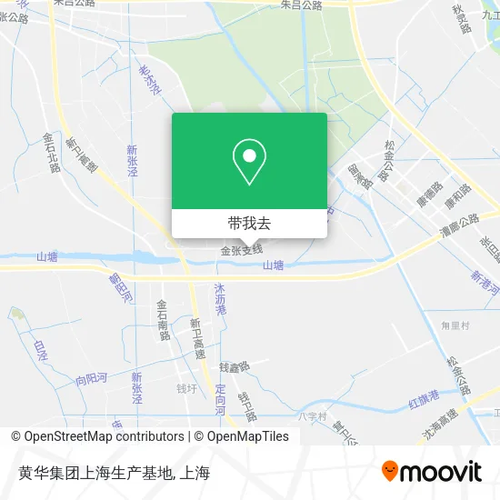 黄华集团上海生产基地地图