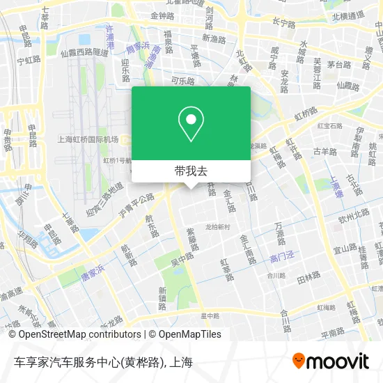 车享家汽车服务中心(黄桦路)地图
