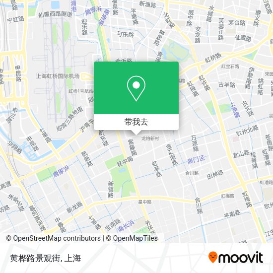 黄桦路景观街地图