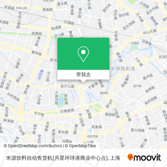 米源饮料自动售货机(月星环球港商业中心点)地图