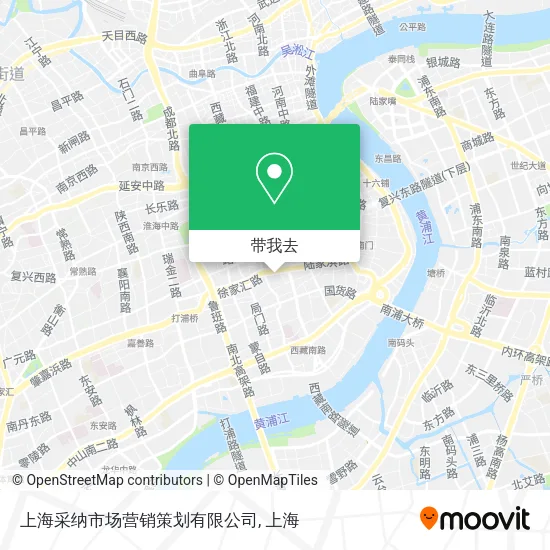 上海采纳市场营销策划有限公司地图