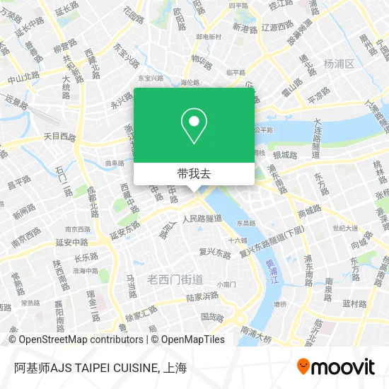 阿基师AJS TAIPEI CUISINE地图