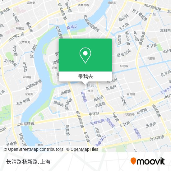 长清路杨新路地图