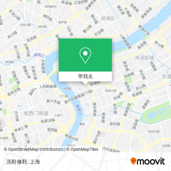 洗鞋修鞋地图
