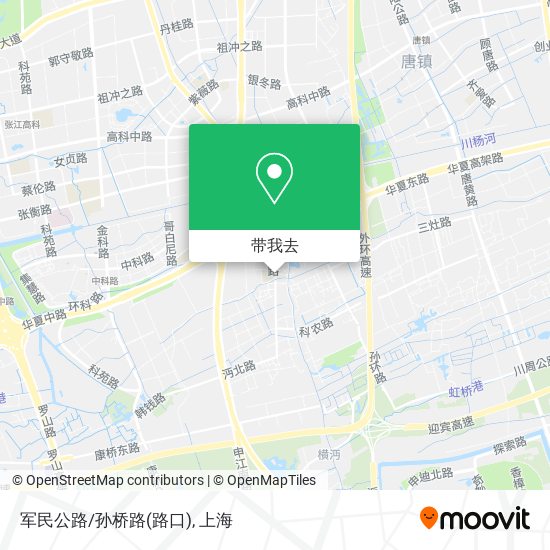 军民公路/孙桥路(路口)地图
