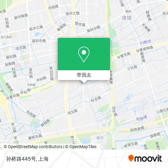 孙桥路445号地图