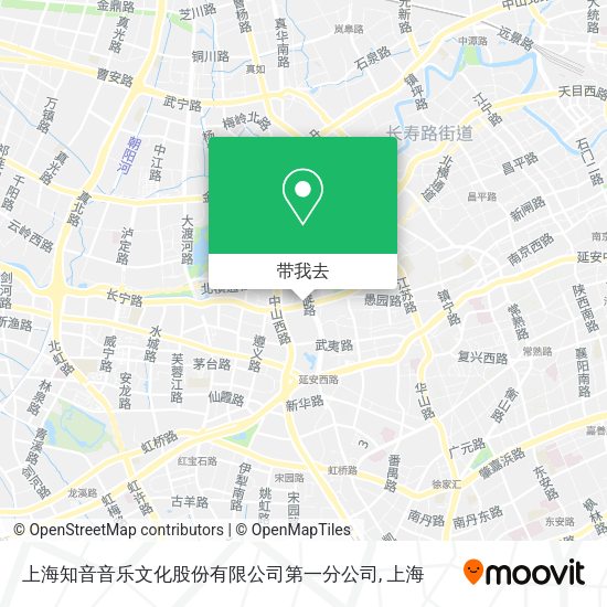 上海知音音乐文化股份有限公司第一分公司地图