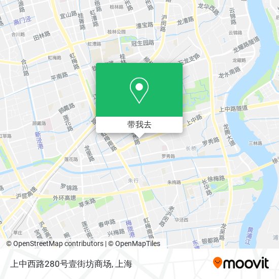 上中西路280号壹街坊商场地图