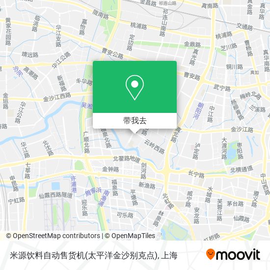米源饮料自动售货机(太平洋金沙别克点)地图