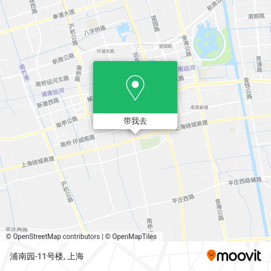浦南园-11号楼地图
