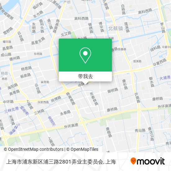 上海市浦东新区浦三路2801弄业主委员会地图