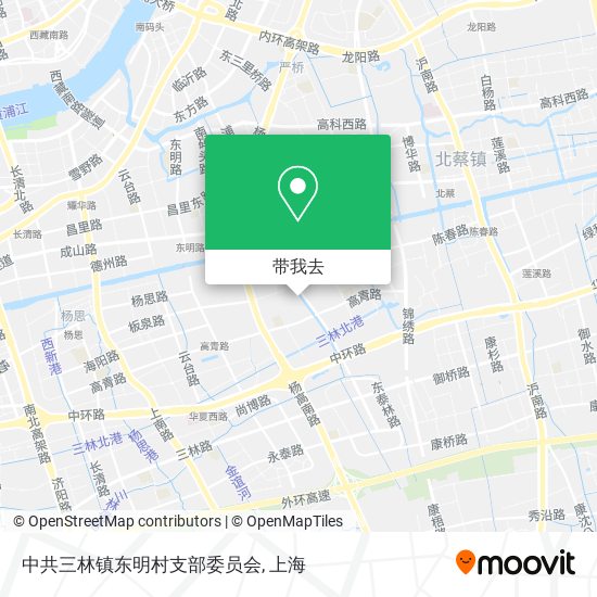 中共三林镇东明村支部委员会地图
