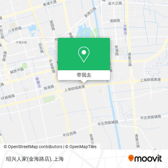 绍兴人家(金海路店)地图