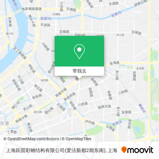 上海跃固彩钢结构有限公司(爱法新都2期东南)地图