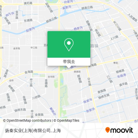 扬秦实业(上海)有限公司地图