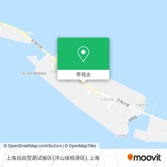 上海自由贸易试验区(洋山保税港区)地图
