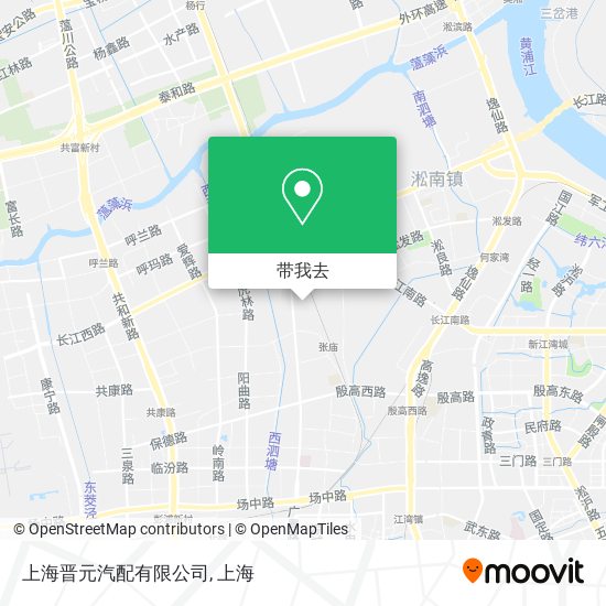 上海晋元汽配有限公司地图
