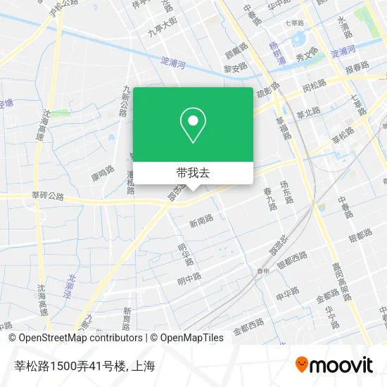 莘松路1500弄41号楼地图
