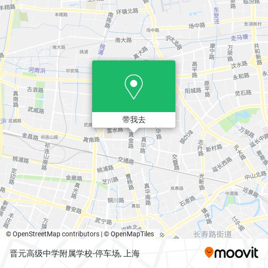 晋元高级中学附属学校-停车场地图