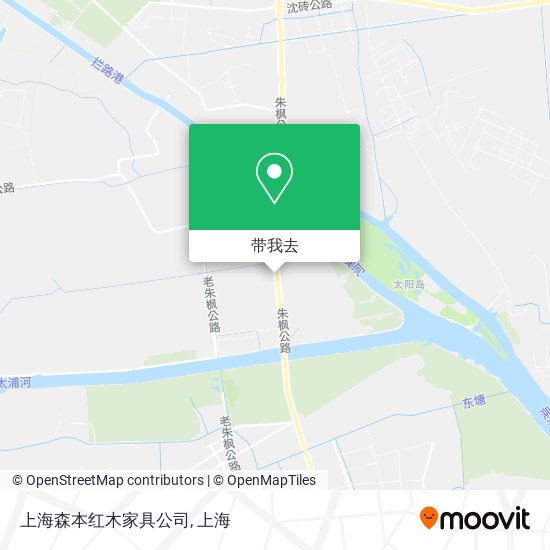 上海森本红木家具公司地图