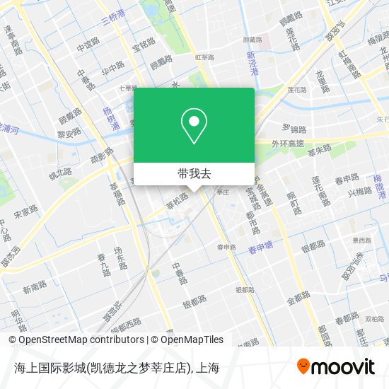 海上国际影城(凯德龙之梦莘庄店)地图