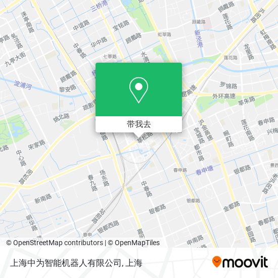 上海中为智能机器人有限公司地图