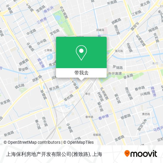 上海保利房地产开发有限公司(雅致路)地图