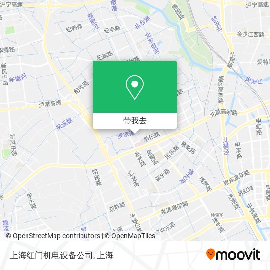 上海红门机电设备公司地图