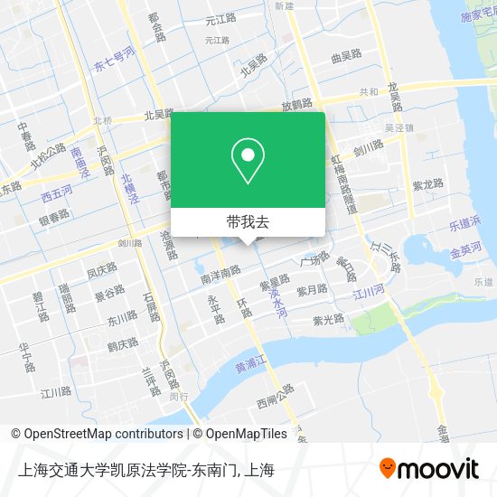 上海交通大学凯原法学院-东南门地图