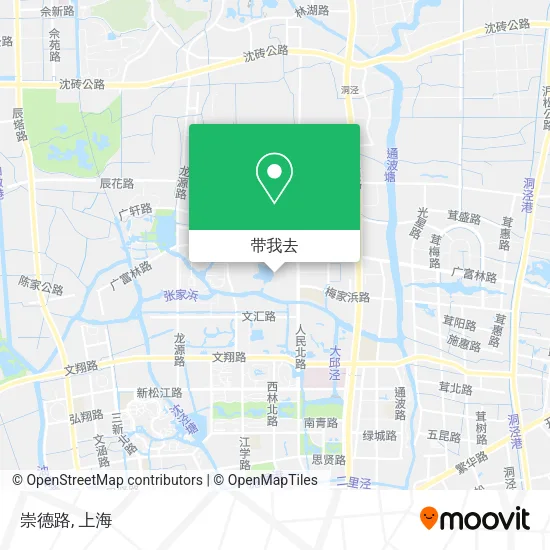 崇德路地图