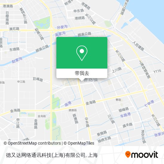 德又达网络通讯科技(上海)有限公司地图
