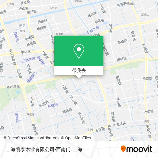 上海凯泰木业有限公司-西南门地图