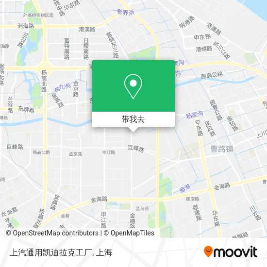 上汽通用凯迪拉克工厂地图