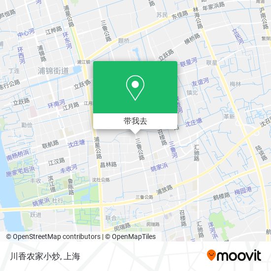 川香农家小炒地图