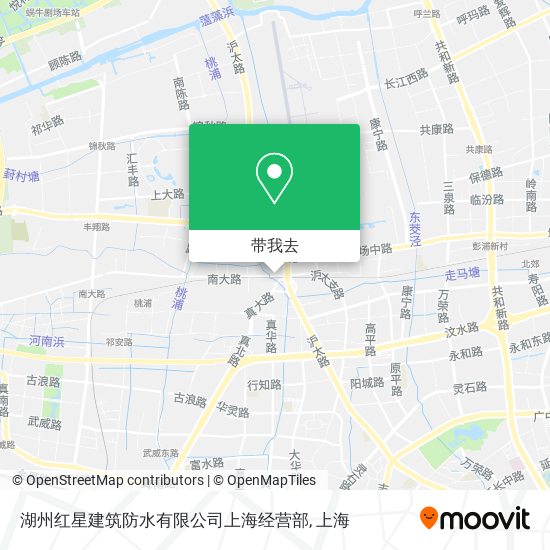 湖州红星建筑防水有限公司上海经营部地图