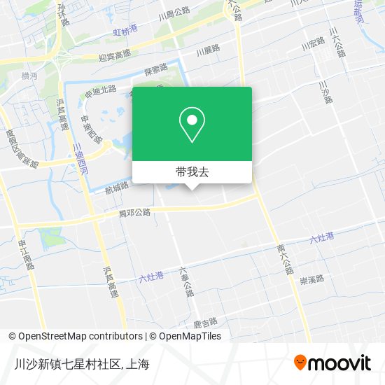 川沙新镇七星村社区地图