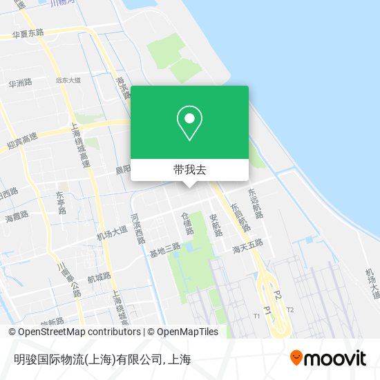 明骏国际物流(上海)有限公司地图