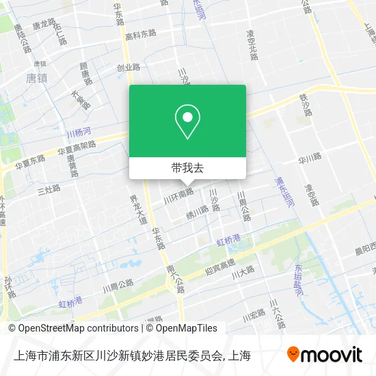 上海市浦东新区川沙新镇妙港居民委员会地图