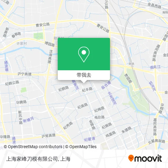 上海家峰刀模有限公司地图