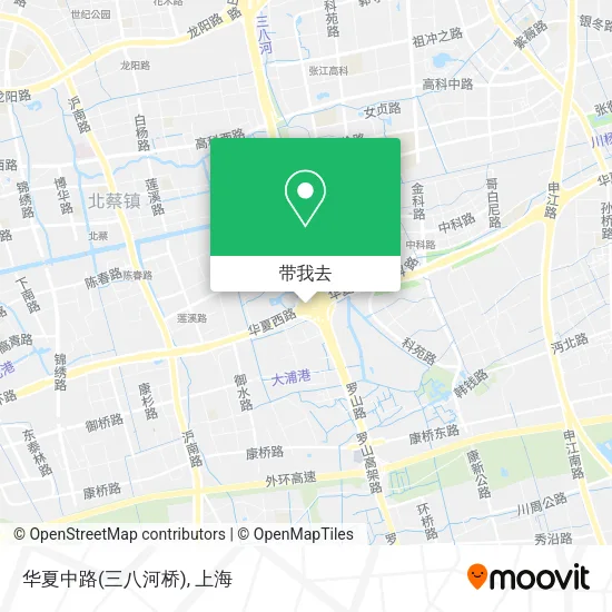 华夏中路(三八河桥)地图