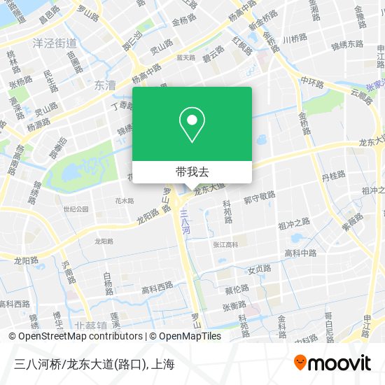 三八河桥/龙东大道(路口)地图