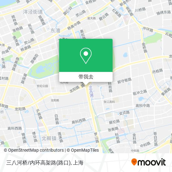 三八河桥/内环高架路(路口)地图