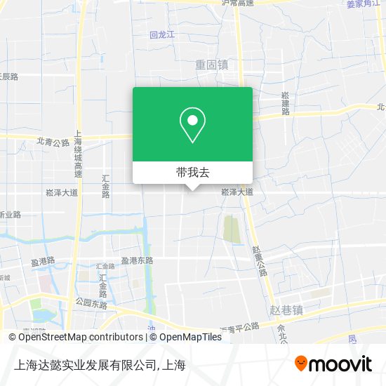 上海达懿实业发展有限公司地图