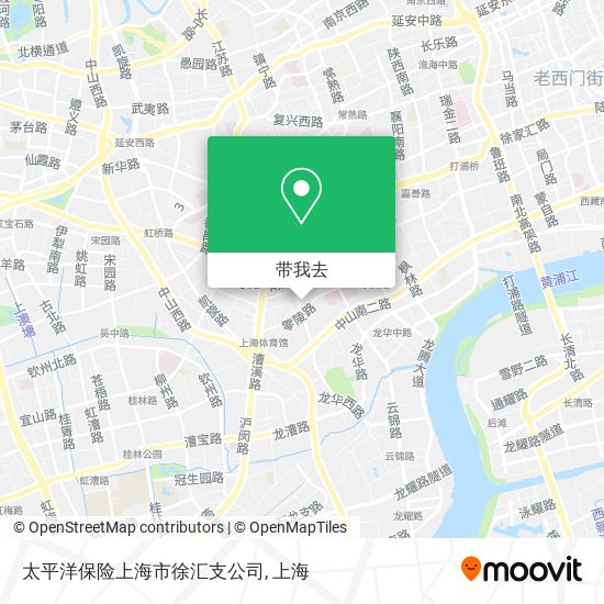 太平洋保险上海市徐汇支公司地图
