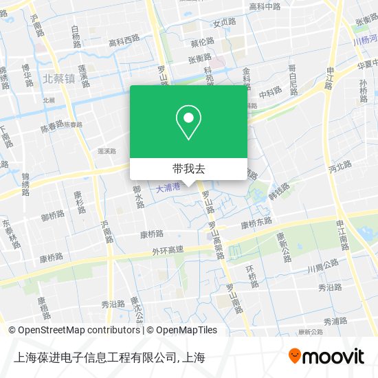 上海葆进电子信息工程有限公司地图