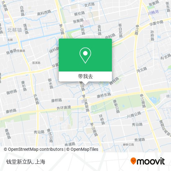 钱堂新立队地图