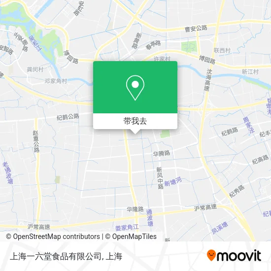 上海一六堂食品有限公司地图