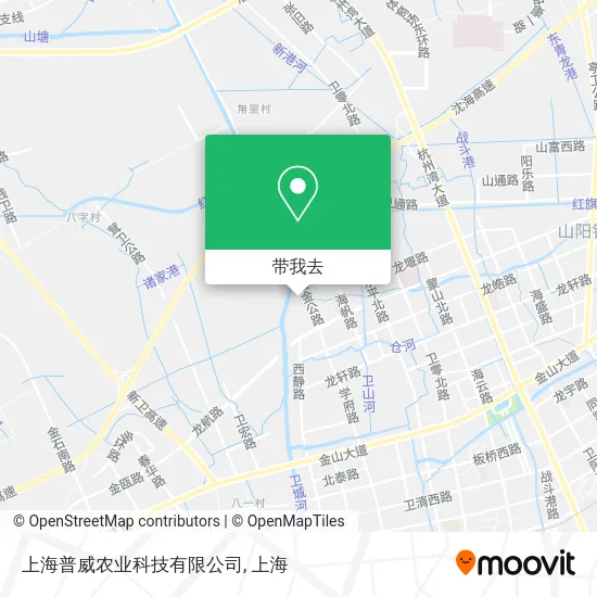 上海普威农业科技有限公司地图