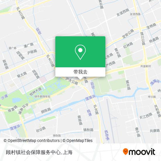 顾村镇社会保障服务中心地图