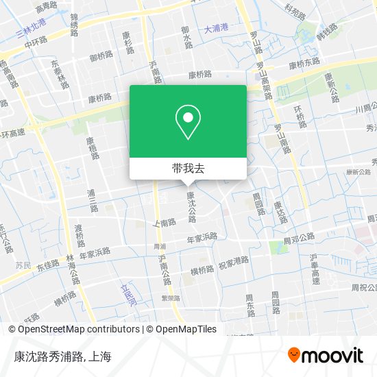康沈路秀浦路地图
